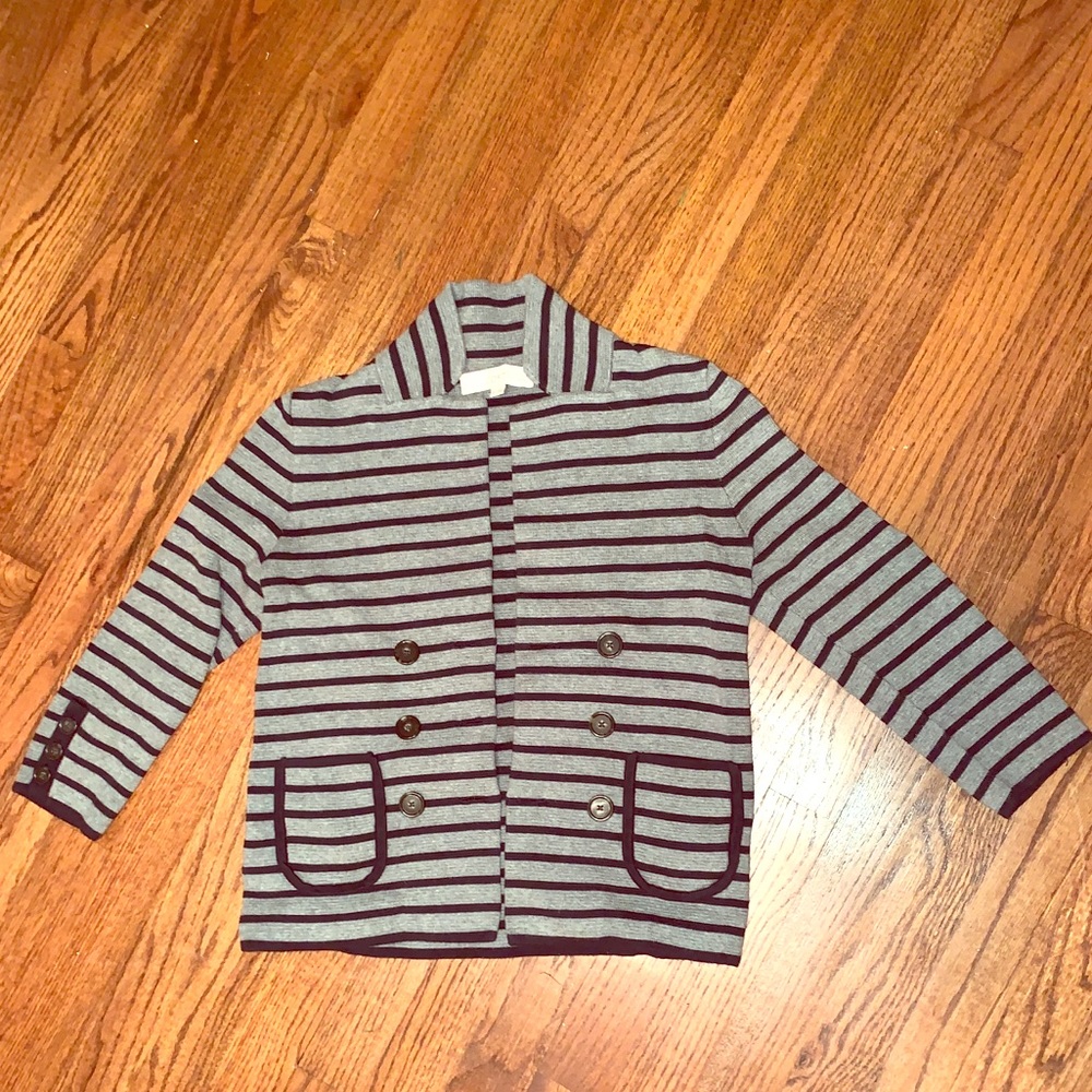 Navy and gray jacket